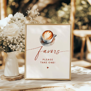 Póster El café de la ducha de novia favorece a la pobreza