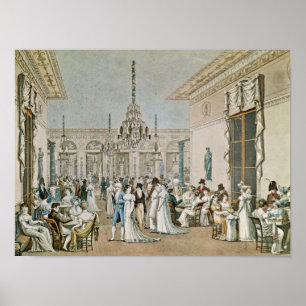 Póster El Café Frascati en 1807