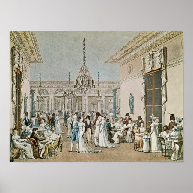 Póster El Café Frascati en 1807 (Frente)