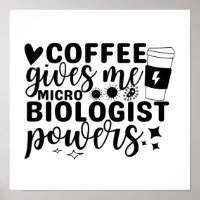 El café me da poderes microbiólogos