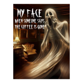 Póster ¡El café se acabó!