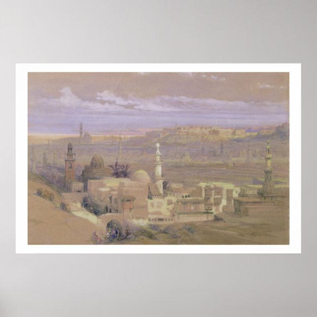 Póster El Cairo desde la Puerta del Ciudadano, mirando ha (Frente)
