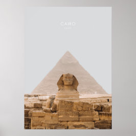 Póster El Cairo, Egipto, Viajes Artísticos