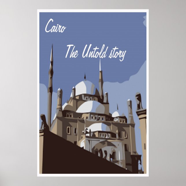 Póster El Cairo sobre la historia no contada (Frente)