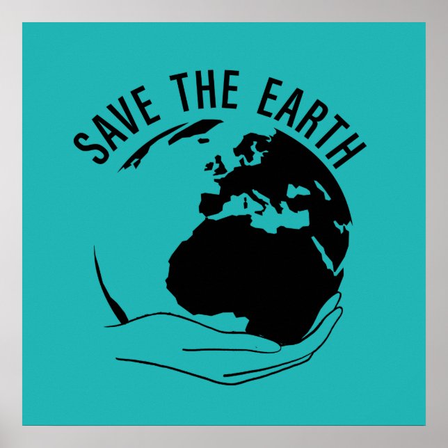 Póster el cambio climático es real (Frente)