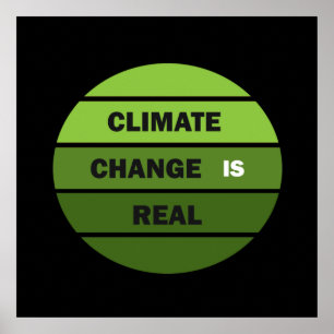 Póster el cambio climático es real