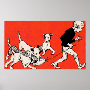 Póster el caminante del perro