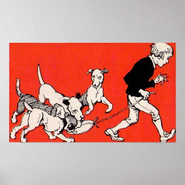 Póster el caminante del perro (Frente)