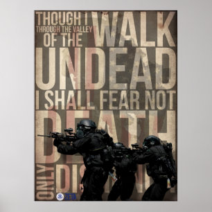 Póster El caminar con los zombis