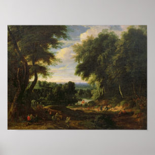 Póster El camino a Boitsfort desde Auderghem