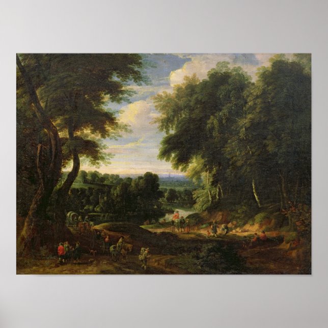 Póster El camino a Boitsfort desde Auderghem (Frente)