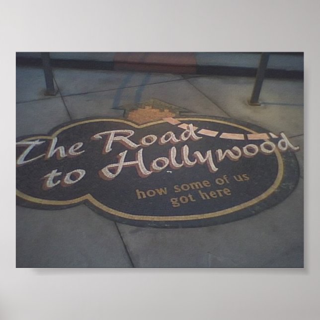 Póster El camino a Hollywood (Frente)