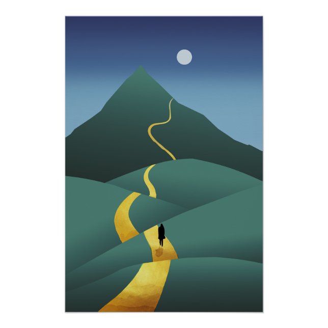 Póster El Camino a la Luna (Anverso)