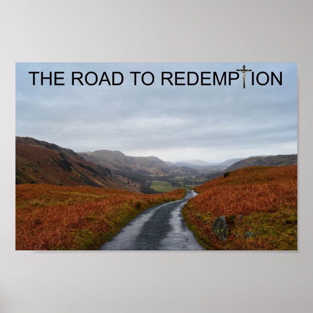 Póster El Camino a la Redención. (Frente)