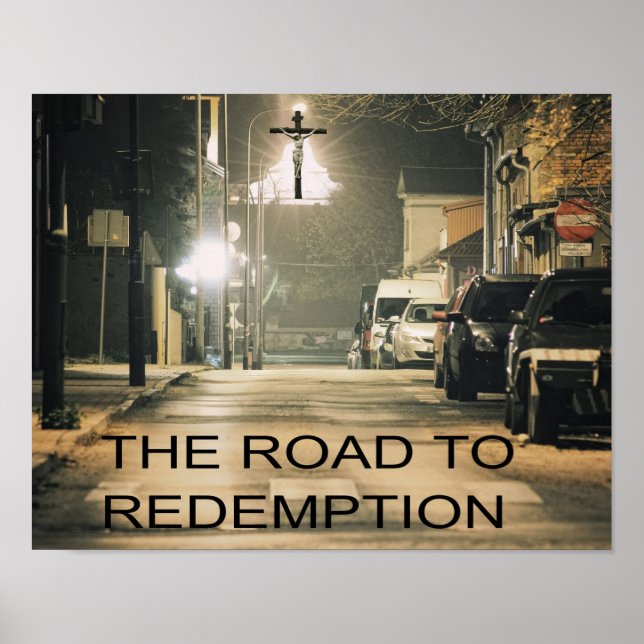 Póster El Camino a la Redención. (Frente)