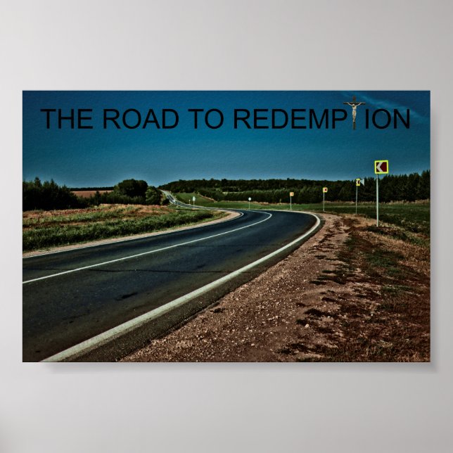 Póster El Camino a la Redención. (Frente)