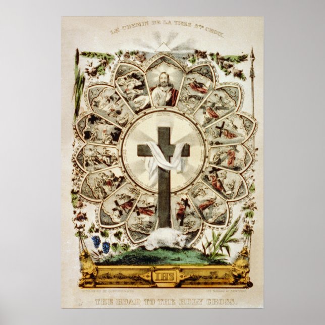 Póster El camino a la Santa Cruz (Frente)