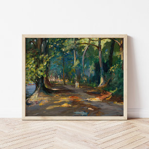 Póster El camino a orillas del río Sir John Lavery