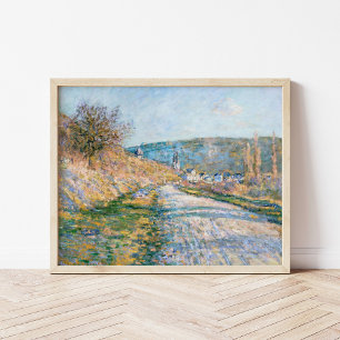 Póster El camino a Vétheuil   Claude Monet