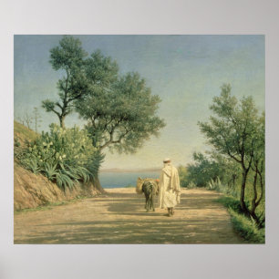 Póster El camino al mar, Argelia, 1883