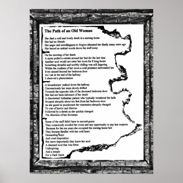 Póster El camino de la anciana (Frente)