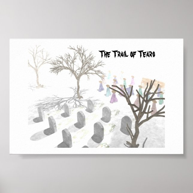 Póster El camino de las lágrimas (Frente)