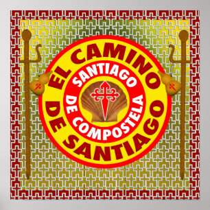 Póster El camino de Santiago