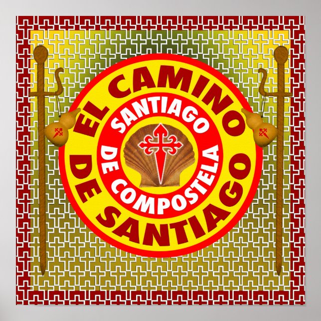 Póster El camino de Santiago (Frente)