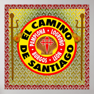 Póster El camino de Santiago