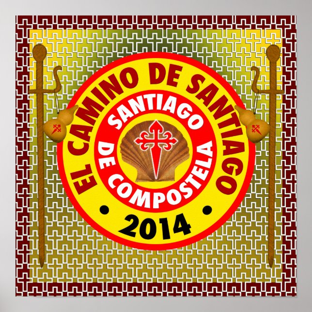 Póster El Camino de Santiago 2014 (Frente)