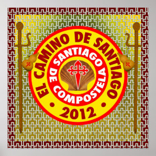 Póster El Camino de Santiago de Compostela