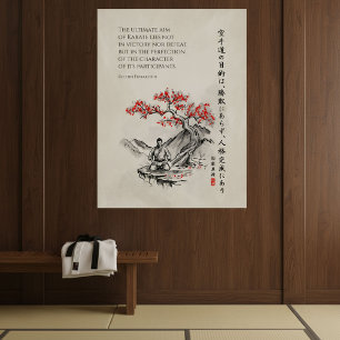 Póster El Camino del Karate - Sabiduría de Gichin Funakos