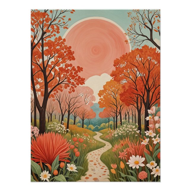 Póster El Camino del Sol Coral (Anverso)