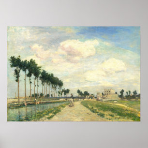 Póster El camino hacia el camino - Johan Jongkind Poster 