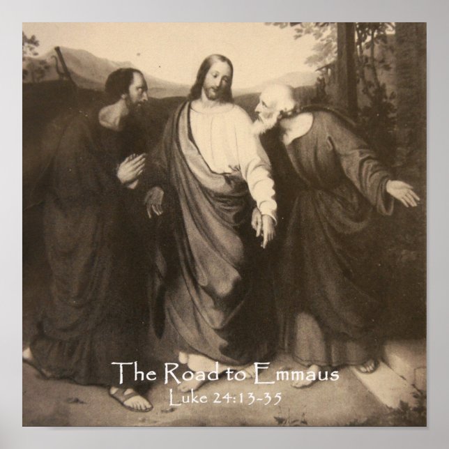 Póster El camino hacia el Poster Personalizado de Emmaus (Frente)