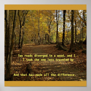 Póster El camino no tomado