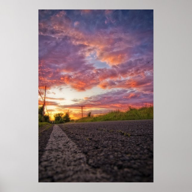 Póster El Camino Sigue Por Siempre (Frente)