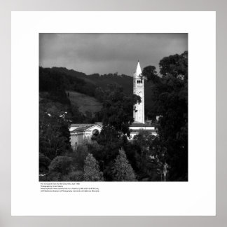 Póster El Campanile de Berkeley Hills, 1965