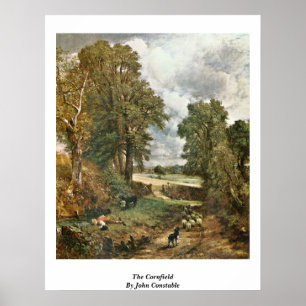 Póster El campo de maíz de John Constable