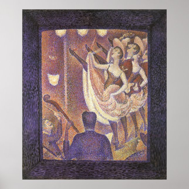 Póster El Can Can Dance, Le Chahut de Georges Seurat (Frente)