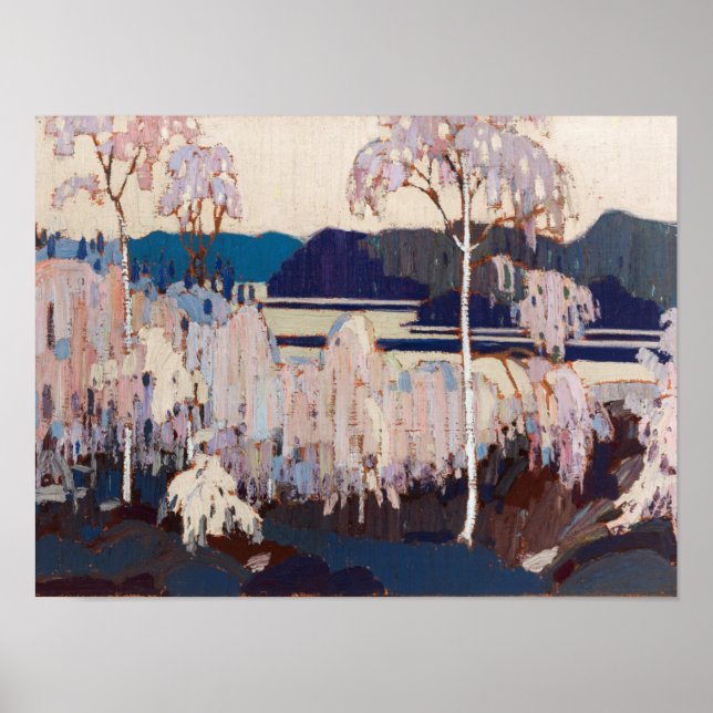 Póster El canadiense de cosecha virgen Tom Thomson pinta  (Frente)