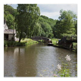 Póster El Canal Caldon Consall Staffordshire