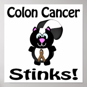 Póster El cáncer de colon paraliza el diseño de la concie