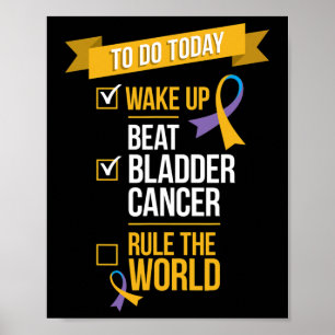 Póster El cáncer de vejiga prevalece en el mundo