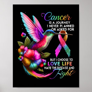 Póster El Cáncer Es Un Viaje Que Nunca Planeé Ni Pregunté