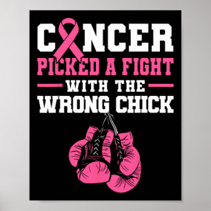 Póster El Cáncer Ganó Una Pelea Con El Boxeo De Chick Equ
