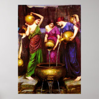 Póster El canvas Danaïdes (1904) ~ Bella Artes