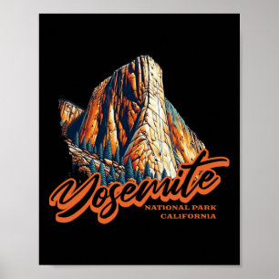Póster El Capitán Parque Nacional Yosemite California Asc