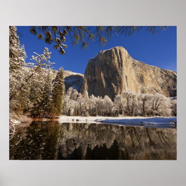 Póster El Capitán se refleja en el río Merced en (Frente)