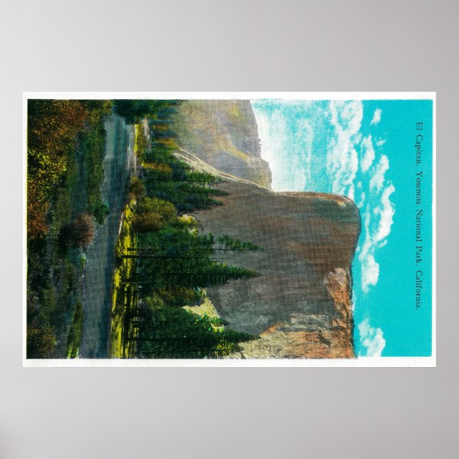 Póster El Capitan, Yosemite Valley, Yosemite, CA (Frente)